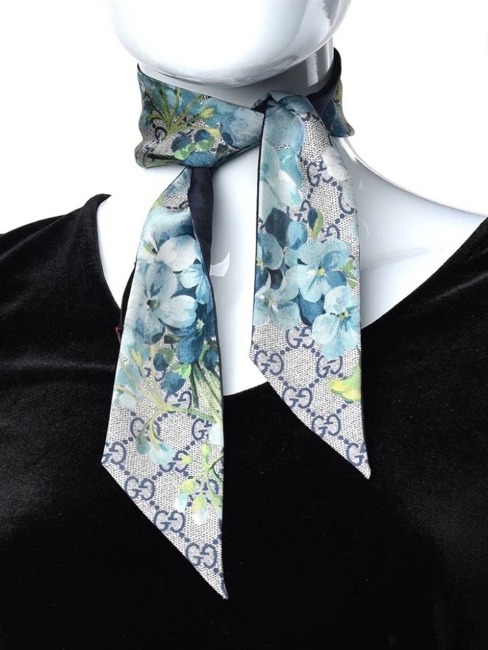 Gucci Floral Silk twilly - Picture 2 of 6